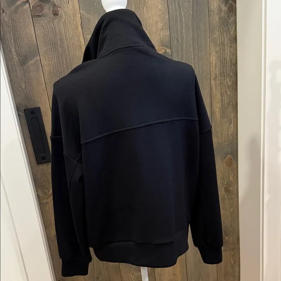 Varley Black Garcia Zip Through Sweatshirt NWOT - Picture 6 of 9
